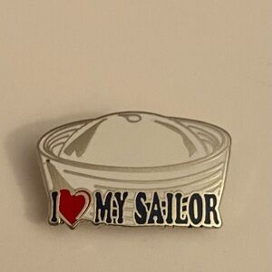 I Love My Sailor Pin